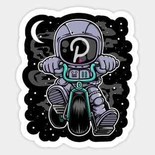 Astronaut Polkadot DOT To The Moon Crypto Token Cryptocurrency Wallet Birthday Gift For Men Women Kids Sticker